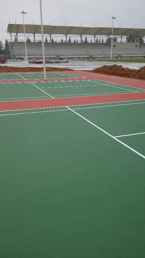 常德市技師學院新校區硅PU羽毛球場